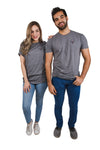 Grey Round Neck T-Shirt