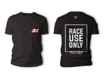 Race Use Only Black T-shirt