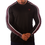 Black Long Sleeve Sportswear T-Shirt