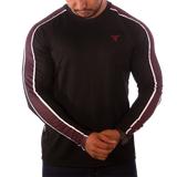 Black Long Sleeve Sportswear T-Shirt