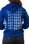 Blue Get Ready Gradient Hoodie