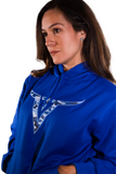 Blue Logo Camo Hoodie