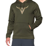 Forest Green Logo Camo Hoodie