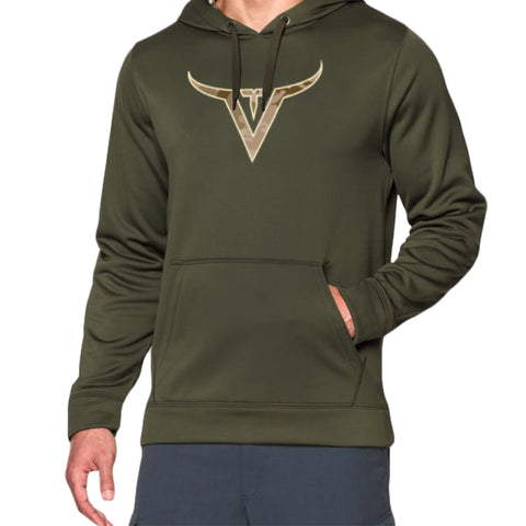 Forest Green Logo Camo Hoodie