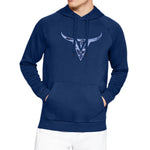 Blue Logo Camo Hoodie