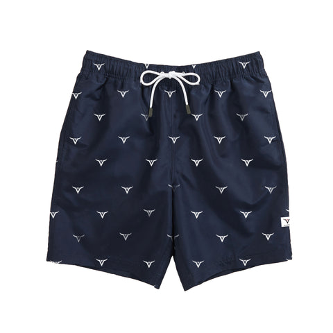 Kids Logo Print Swim Trunks
